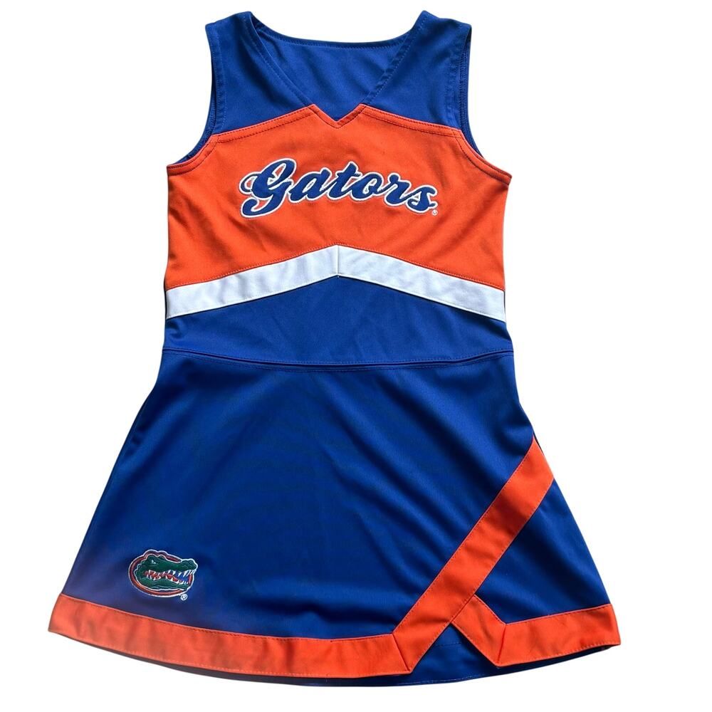 Florida Gators Girls Youth 5/6 Cheerleading Cheerleader Outfit Halloween Costume